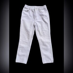 PacSun Gray Relaxed Fit Corduroy Mom Jean Fit Pants